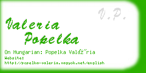 valeria popelka business card